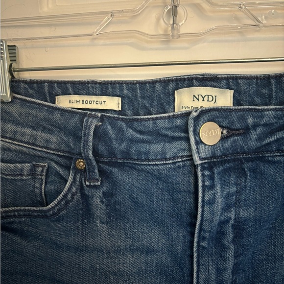 Slim cropped boot cut jeans size 14 NYDJ - Picture 4 of 7